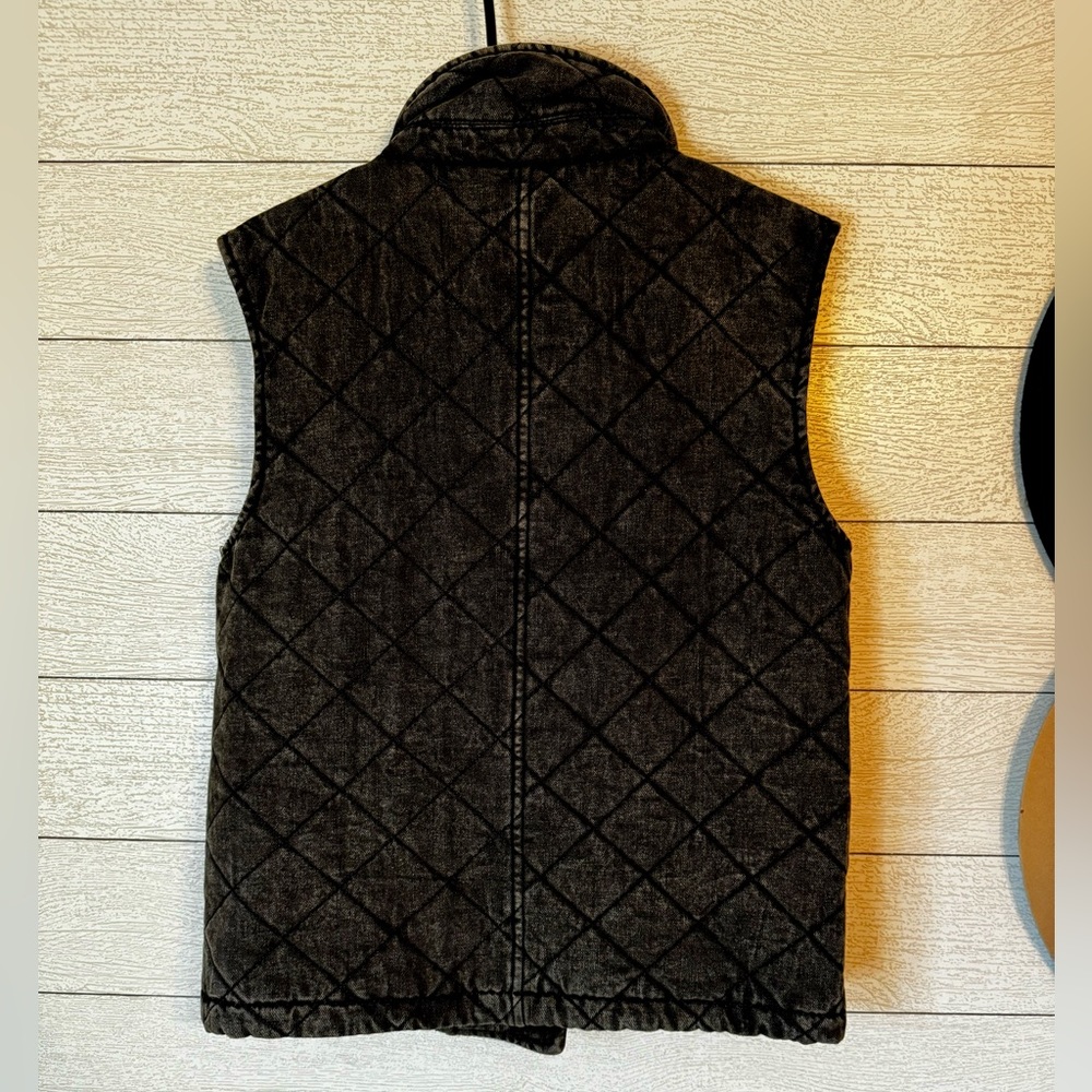 NWOT Boutique oversized moto vest - Picture 3 of 3
